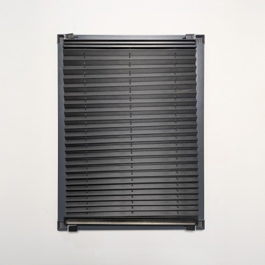 Moonlight Siyah Yarı Karartma Plisel Perde
